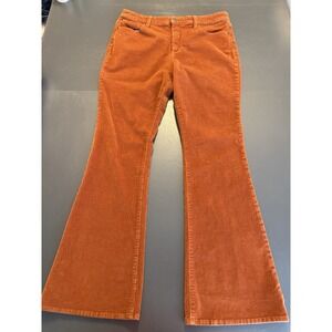 Universal Thread High Rise Flare Women's size 16/33 Orange Corduroy Pants Boho